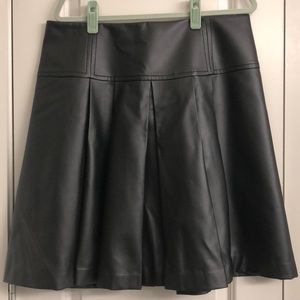 Michael Kors Faux Leather Skirt - OBO
